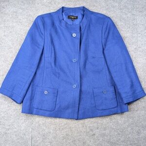 Talbots Royal Blue Women's Blazer Size 14P